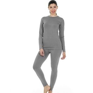 Thermajane Women Ultra Soft Long Underwear Size S